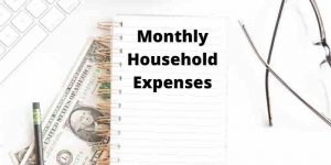 example of household expenses