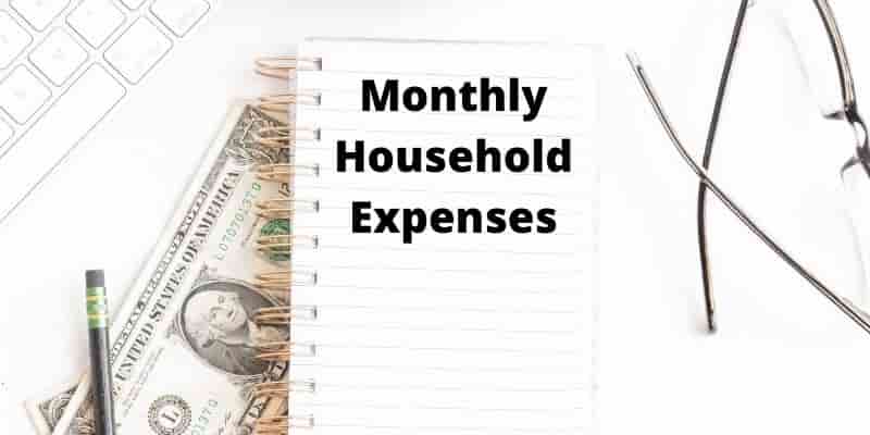 example of household expenses